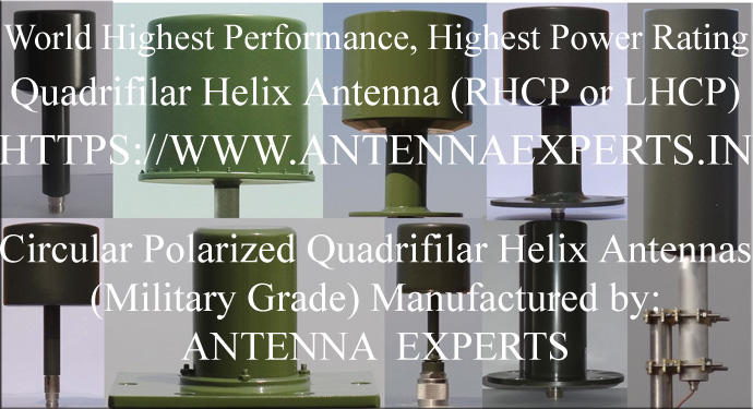 Quadrifilar Helix Antenna 4400 6000mhz Model Qha 4460