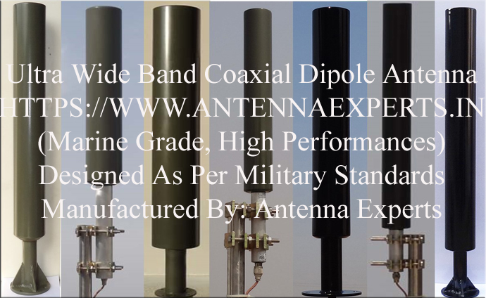 Ultra Wide Band Coaxial Dipole Antenna