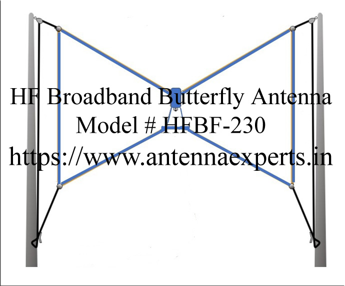 HF Broadband Butterfly Dipole Antenna