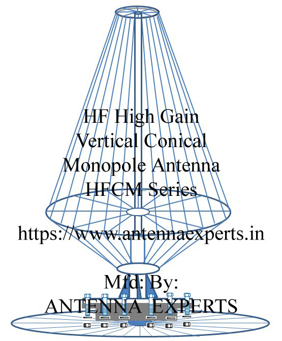 HF Broadband Conical Monopole Antenna