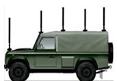 Vehicle Mount Antennas Military Vehicle Mount Broad Band Antennas ATC Band Vehicular NATO Mount Antennas